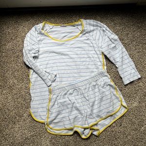 Lake Pajamas Pima Long Short Set medium